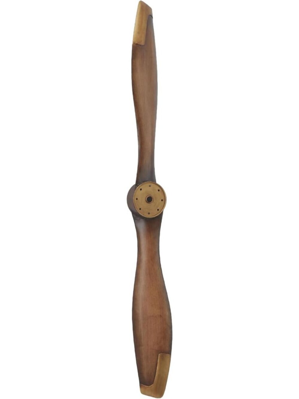 Vintage Metal Airplane Propeller Wall Art Decor - 2 Blade Aviation Sculpture, 48